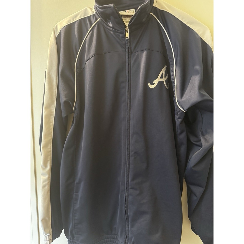 ATLANTA BRAVES Zip Jacket YOUTH XL Genuine Merchandise